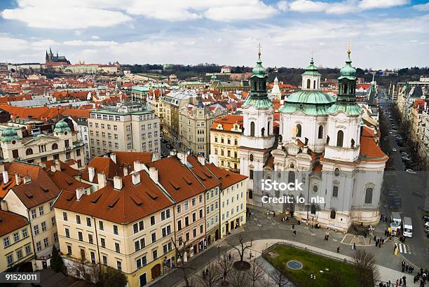 Vista De Praga - Fotografias de stock e mais imagens de Ao Ar Livre - Ao Ar Livre, Arcaico, Arquitetura