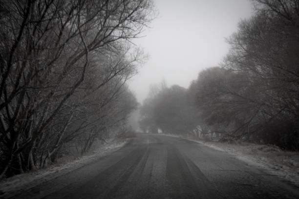 istock picture of road where is snow 915201638