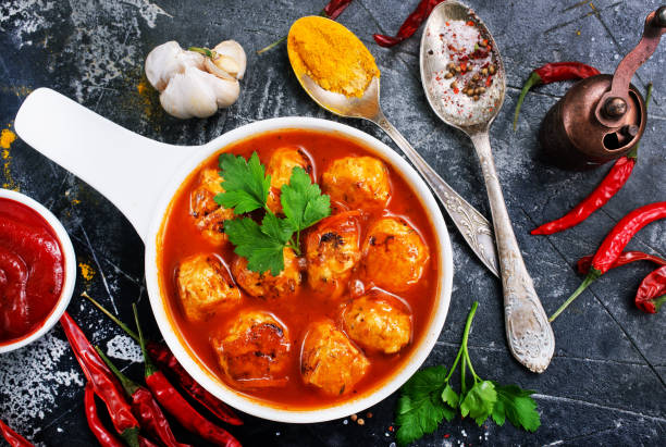 istock meat balls with sauce 915209618