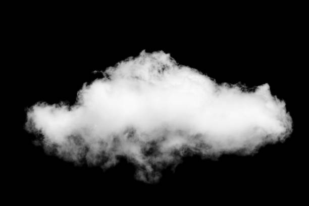istock Black sky and single with cloud isolated on black background 915209762