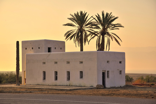 Old house in the desert