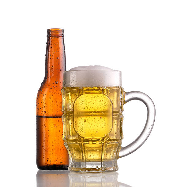 istock Mug and bottle of beer 91521395