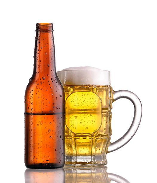 istock Mug and bottle of beer 91521654
