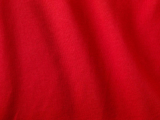 istock Red Shirt Fabric Detail 91522018
