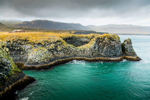 Beautiful Icelandic Coastline Landscape.