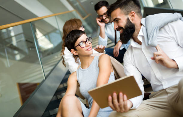 istock Business coworkers discussing new ideas 915250532