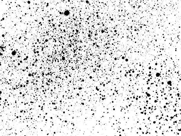 istock Ink blots Grunge urban background. Texture Vector. Dust overlay distress grain . .Black paint splatter , dirty,poster for your design. Hand drawing illustration 915283818