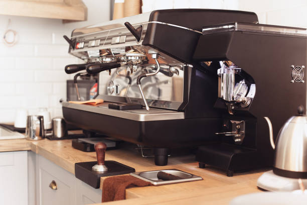 istock A table setting for coffee on the counter at a coffee house 915292808