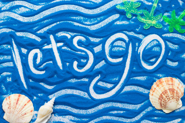 istock Inscription on a colorful sand 915293974