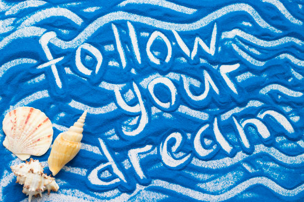 istock Inscription on a colorful sand 915296550