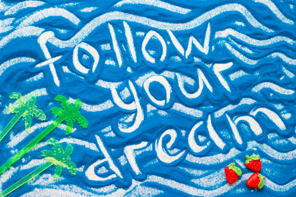 istock Inscription on a colorful sand 915296924