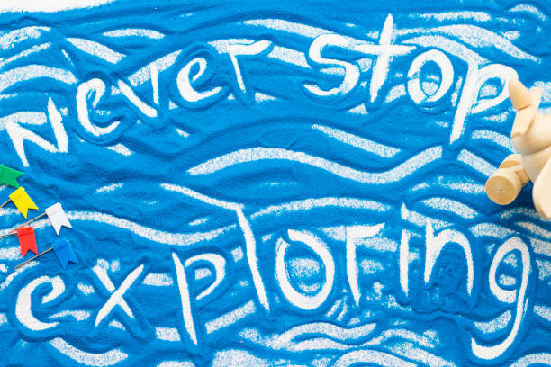 istock Inscription on a colorful sand 915297334