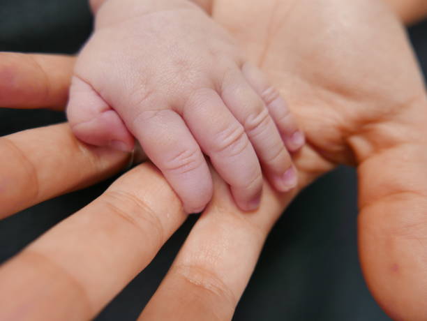 istock motherhand and babyhand 915300920