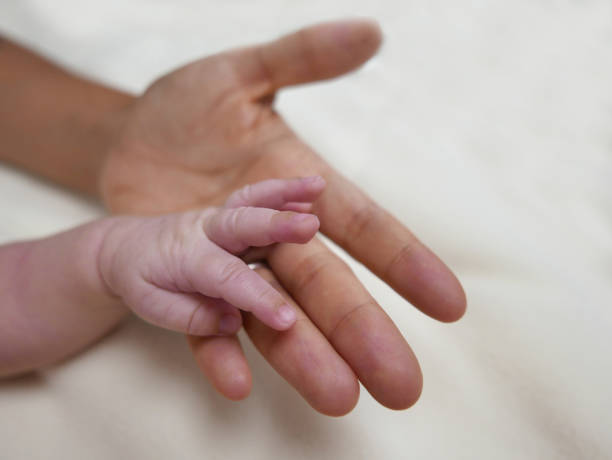 istock motherhand and babyhand 915300962