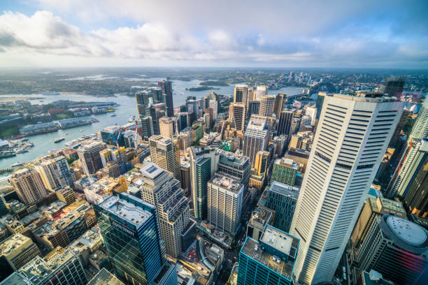 istock Sydney downtown aerial view 915301220