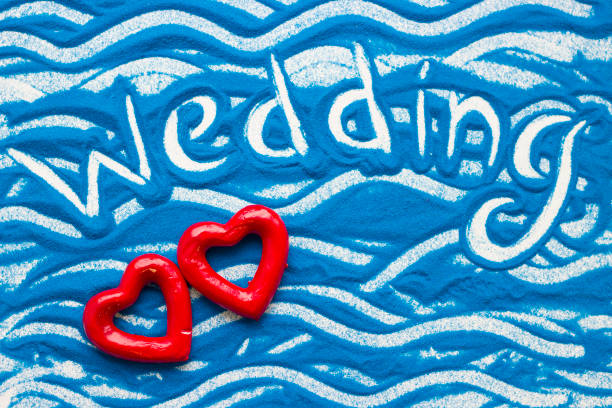 istock Inscription on a colorful sand 915303544