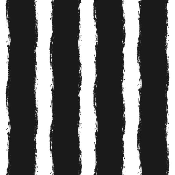 istock Seamless grunge pattern with vertical brush strokes. Sketch, watercolor, graffiti. 915304276