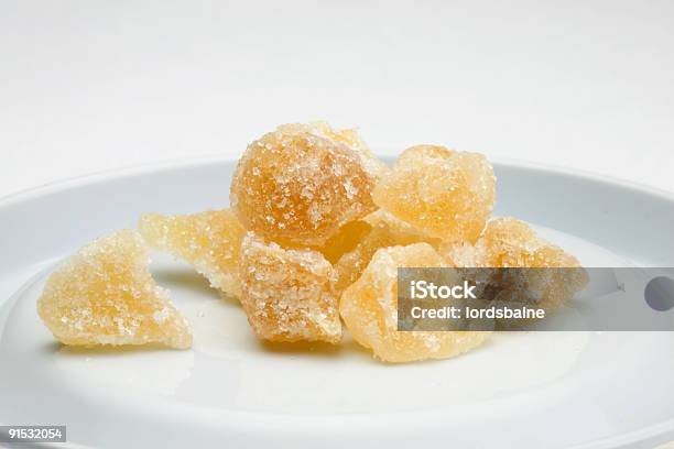 Crystal Ginger Stock Photo - Download Image Now - Candied Fruit, Candy, Color Image