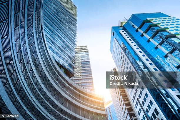 Modern Apartment Building Skyscrapers Stock Photo - Download Image Now - Philippines, Business, Manila - Philippines
