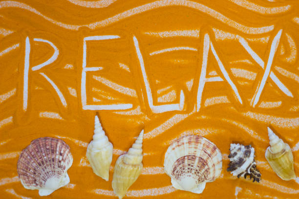 istock Inscription on a colorful sand 915327604