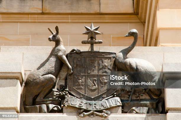 Coat Of Arms Of Australia Stock Photo - Download Image Now - Australia, Parliament Building, Government
