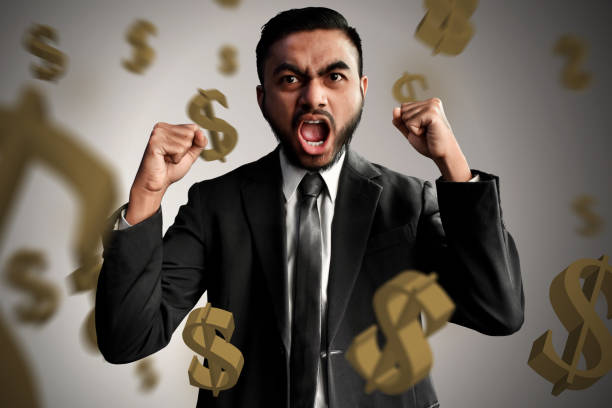 istock Business man celebrating 915336188
