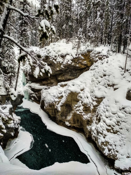 istock Sunwapta Falls in Winter 915348216