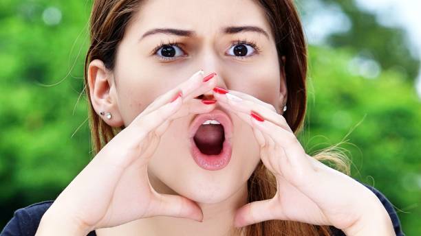istock Youthful Female Shouting 915348722