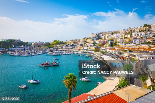 istock Mikrolimano harbour and yacht marina, Piraeus, Greece 915349000