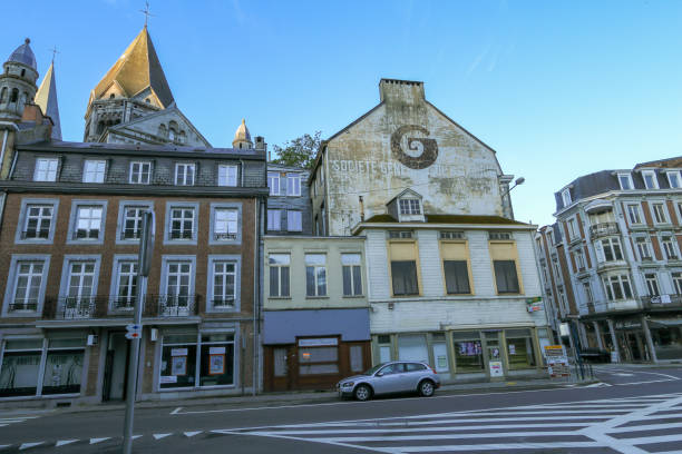 Société Générale de Belgique in Spa, Belgium A building emblazoned with the name Société Générale de Belgique in Spa, Belgium. It was one of the largest companies ever in Belgium, having been founded by William I of Netherlands in 1822. But in 2003 it merged with Tractebel to form Suez-Tracetebel. It has served as the national bank and played an important part in the Industrial Revolution. spa belgium stock pictures, royalty-free photos & images