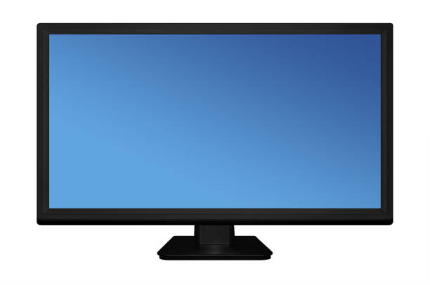 istock Led or Lcd tv screen isolated on white background 915366014