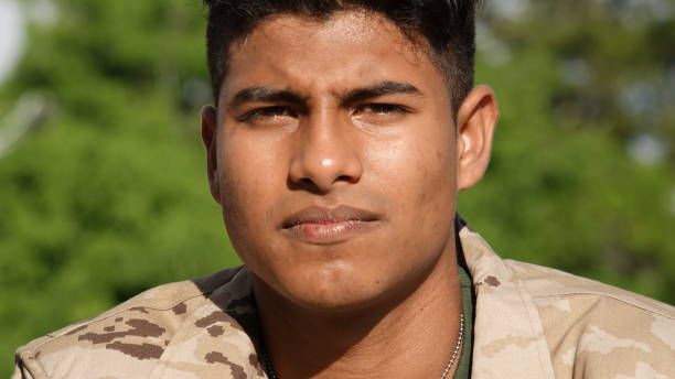 istock Unemotional Diverse Male Soldier 915366398