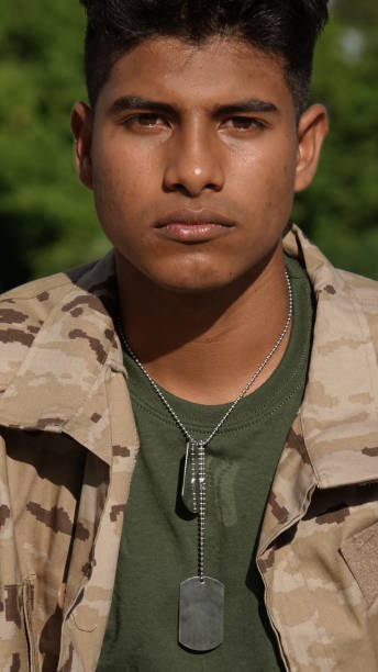 istock Serious Male Soldier 915366744
