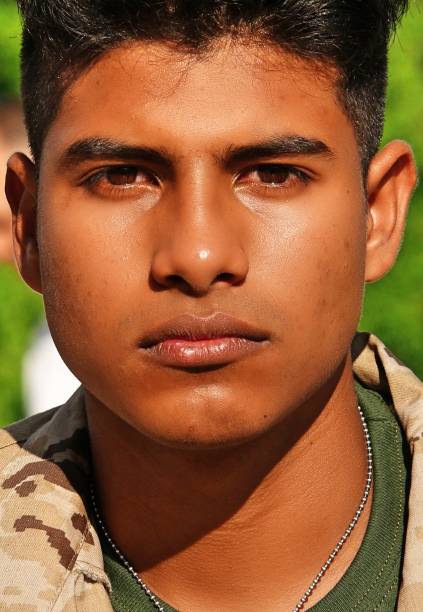 istock Serious Army Male Soldier 915372600