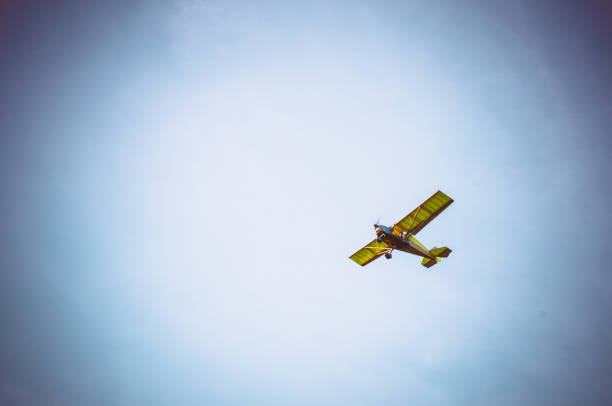 istock Small plane in the sky 915379602