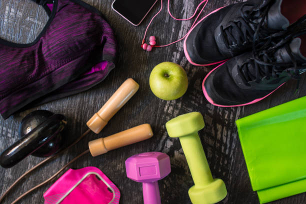 istock Her favorite fitness stuff 915392366