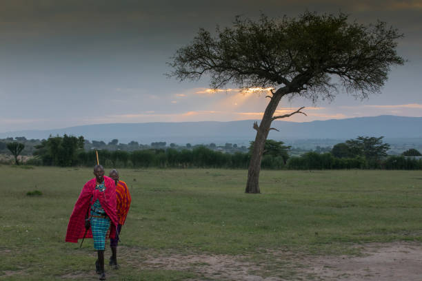 istock African Masai Warriors at Sunrise 915395930
