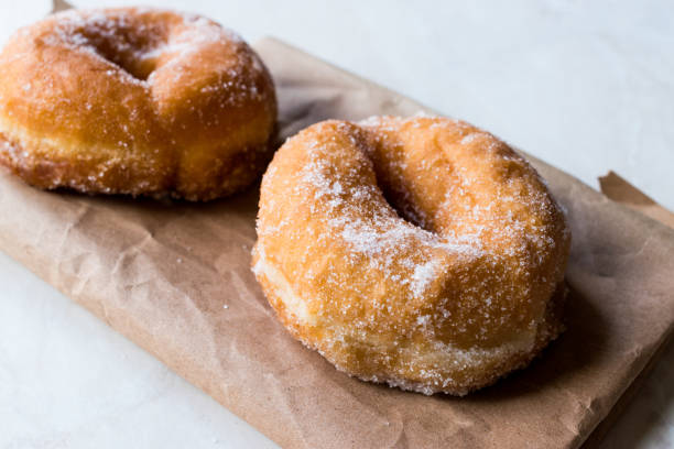 istock Homemade Sugared Donuts Ready to Eat 915402742