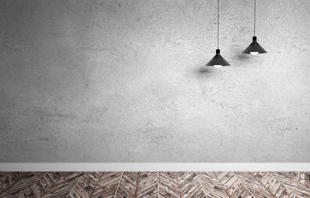 istock 3d illustration of grungy interior. 915404176