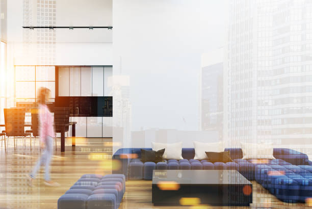 istock White living room and kitchen blur 915417846