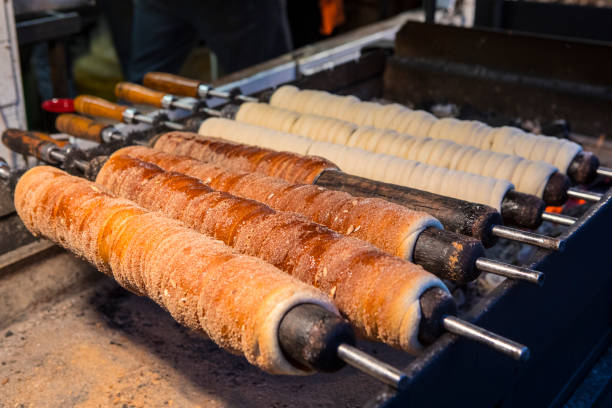 istock Trdelnik being cooked in Prague, Czech Republic 915425280
