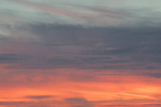 istock sunrise, gently pink sky. heavenly background 915429122