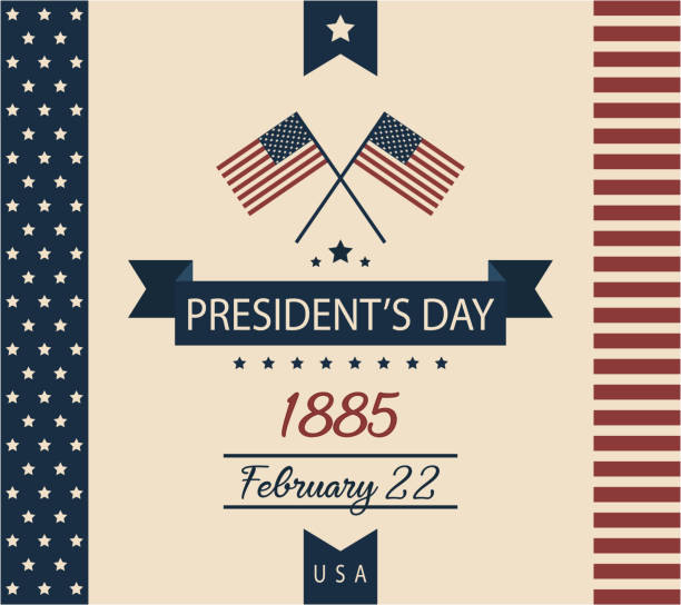 Presidents day Presidents day card or background. vector illustration. presidents day logo stock illustrations