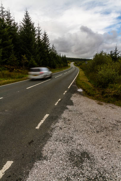 istock The Evo Triangle, roads in Wales, the B4501. 915452170