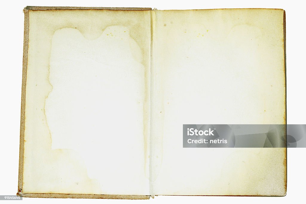 Aprire libro vintage#4 - Foto stock royalty-free di Ampio