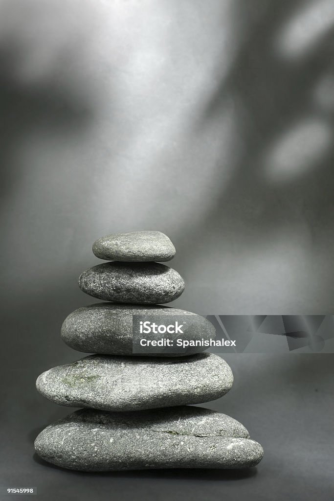 Pedras Zen - Foto de stock de Amontoamento royalty-free