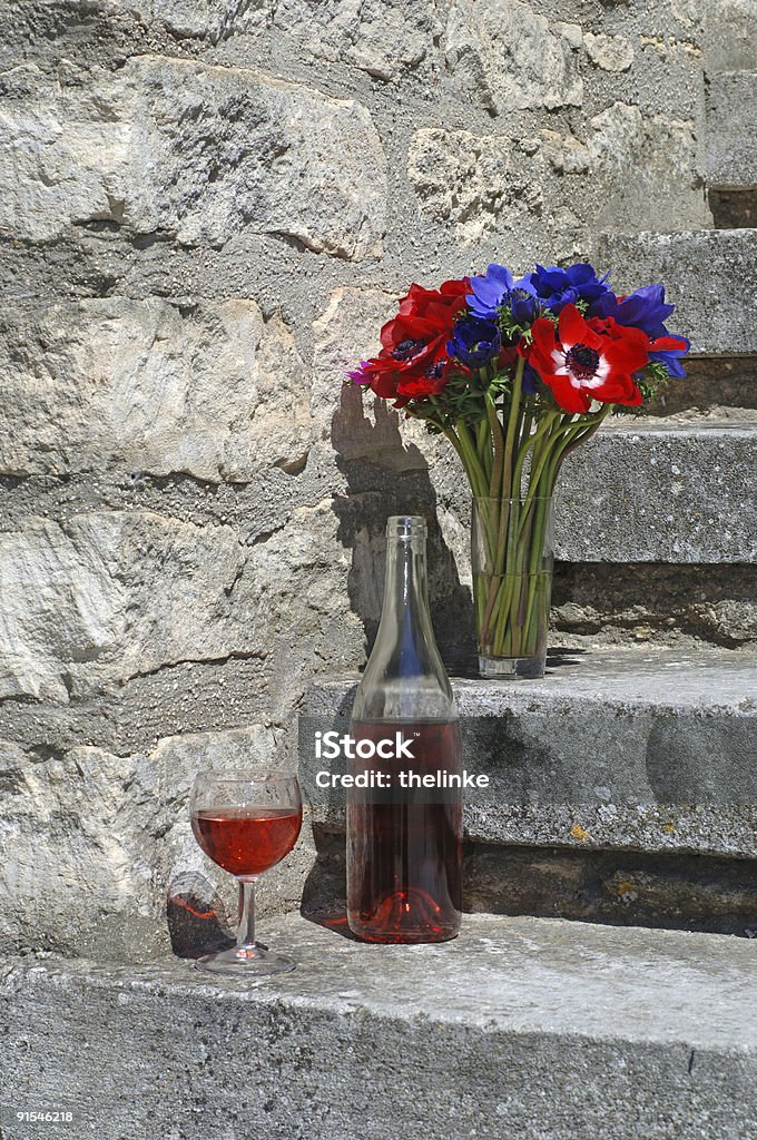 provencal still-life  Alcohol - Drink Stock Photo