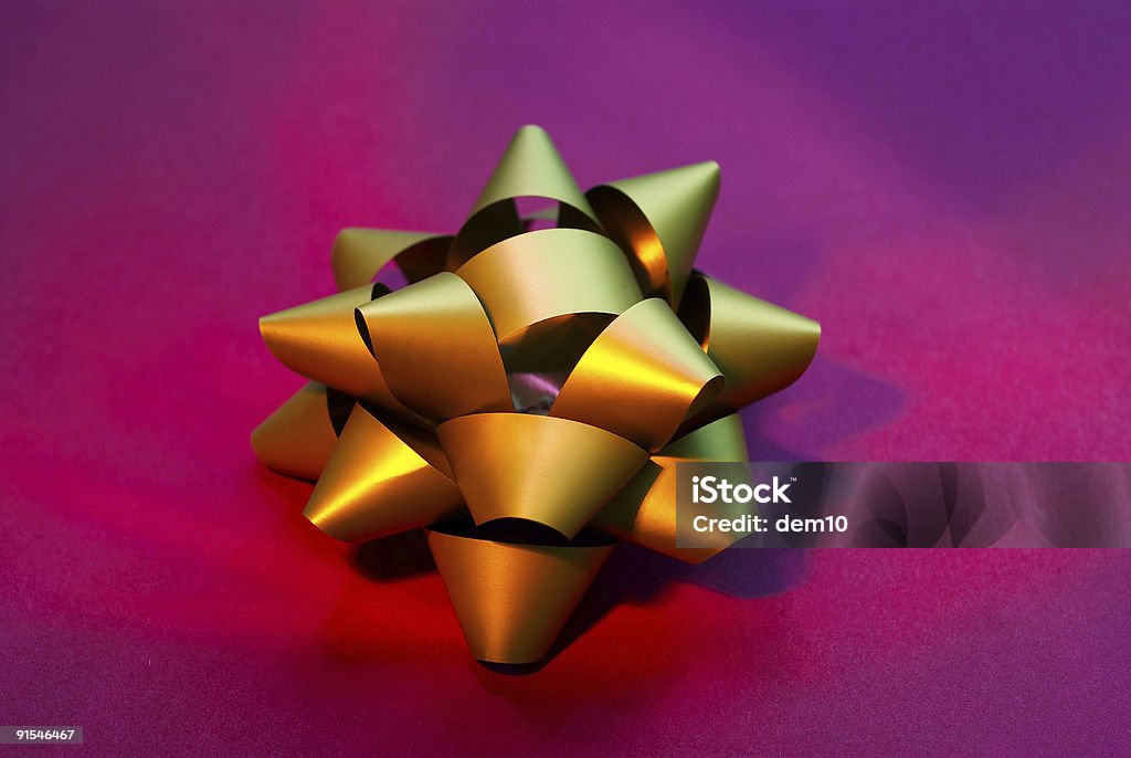 Concept Bow  Anniversary Stock Photo