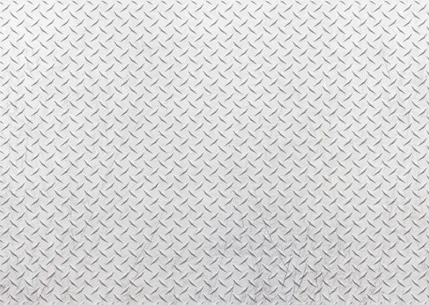 Photo of Metal plate texture, Iron sheet, Seamless pattern background.