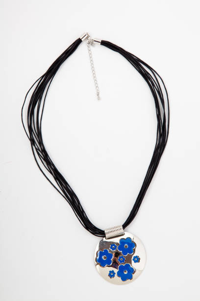 istock beaded necklace from colorful beads in the white background 915470210